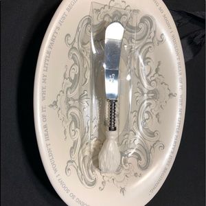 Hallmark Wizard of Oz dip dish w/Broom Spreader